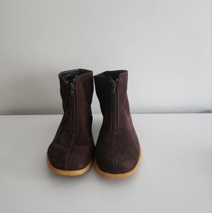 Aerosoles Skip Over Ankle Boots Brown Size 8.5